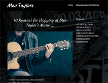 Tablet Screenshot of mevtaylors.co.uk